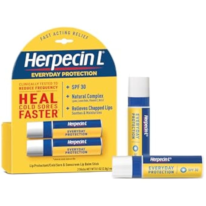 herpecin l LIP PROTECTANT/COLD SORE & SUNSCREEN LIP BALM TWIN PACK (PACKAGING MAY VARY) - Image 1